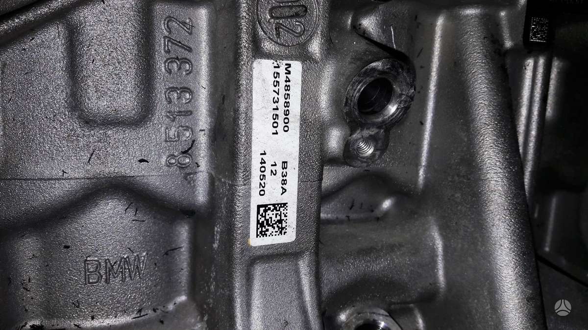 Mini One, B38A12A, Variklis dalimis labai maza rida bmw mini one first f55 f56