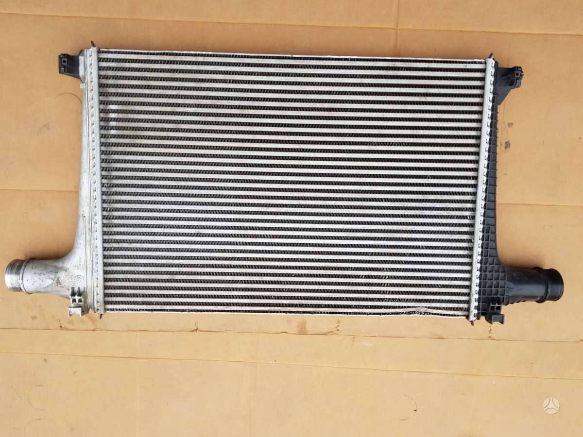 Audi Q7, 4M0816411B, a/c condenser, radiator, fan