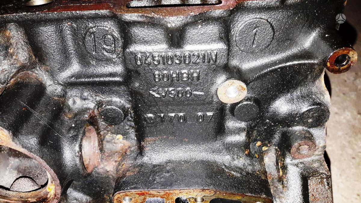 Volkswagen Polo, BNV, variklio detalės