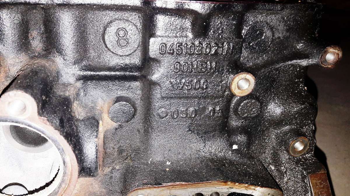 Volkswagen Polo, BNV, variklio detalės