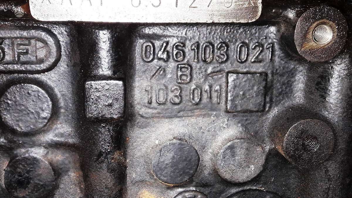 Volkswagen Caravelle, AAF, engine parts