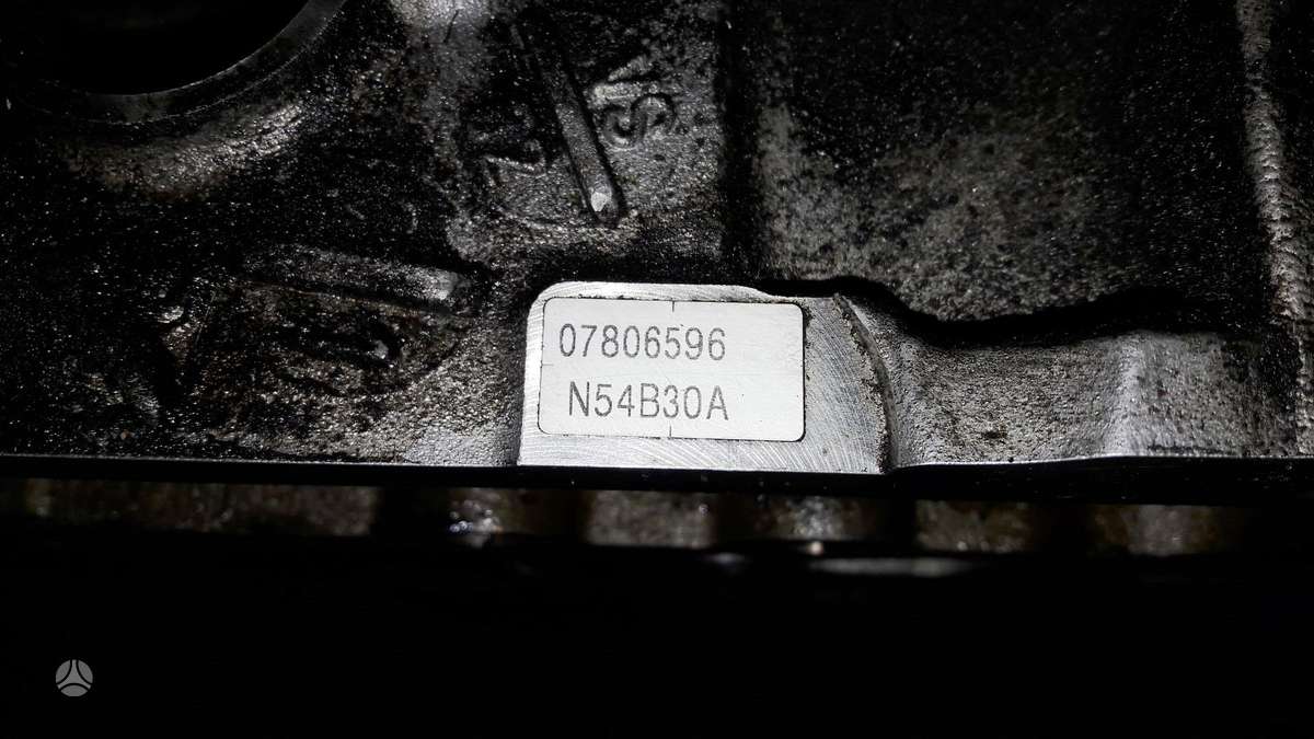 BMW 3 serija, N54B30A, variklio detalės
