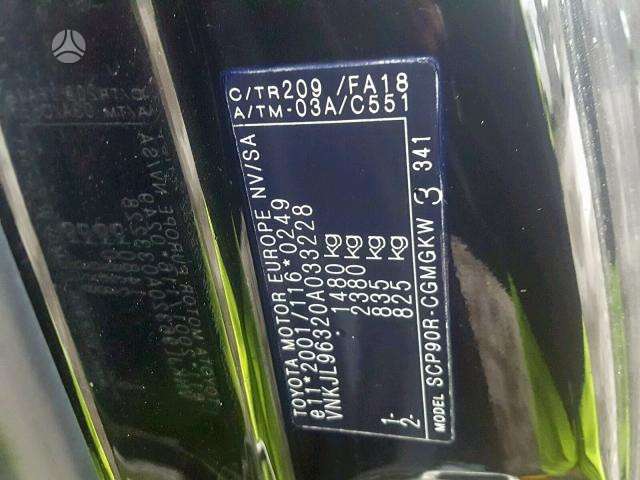 Toyota Yaris for parts
