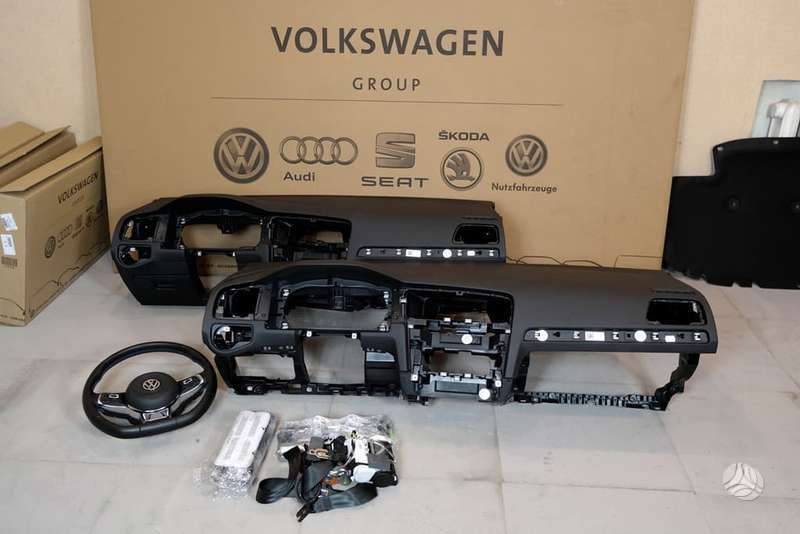 Volkswagen Golf, DURELES KAIP NAUJOS SPALVOS KODAS LC9X, детали салона