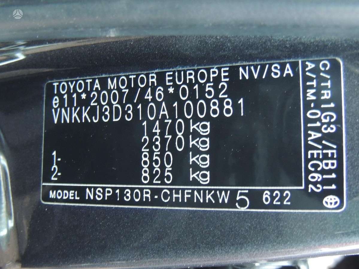 Toyota Yaris Autokapseta lv