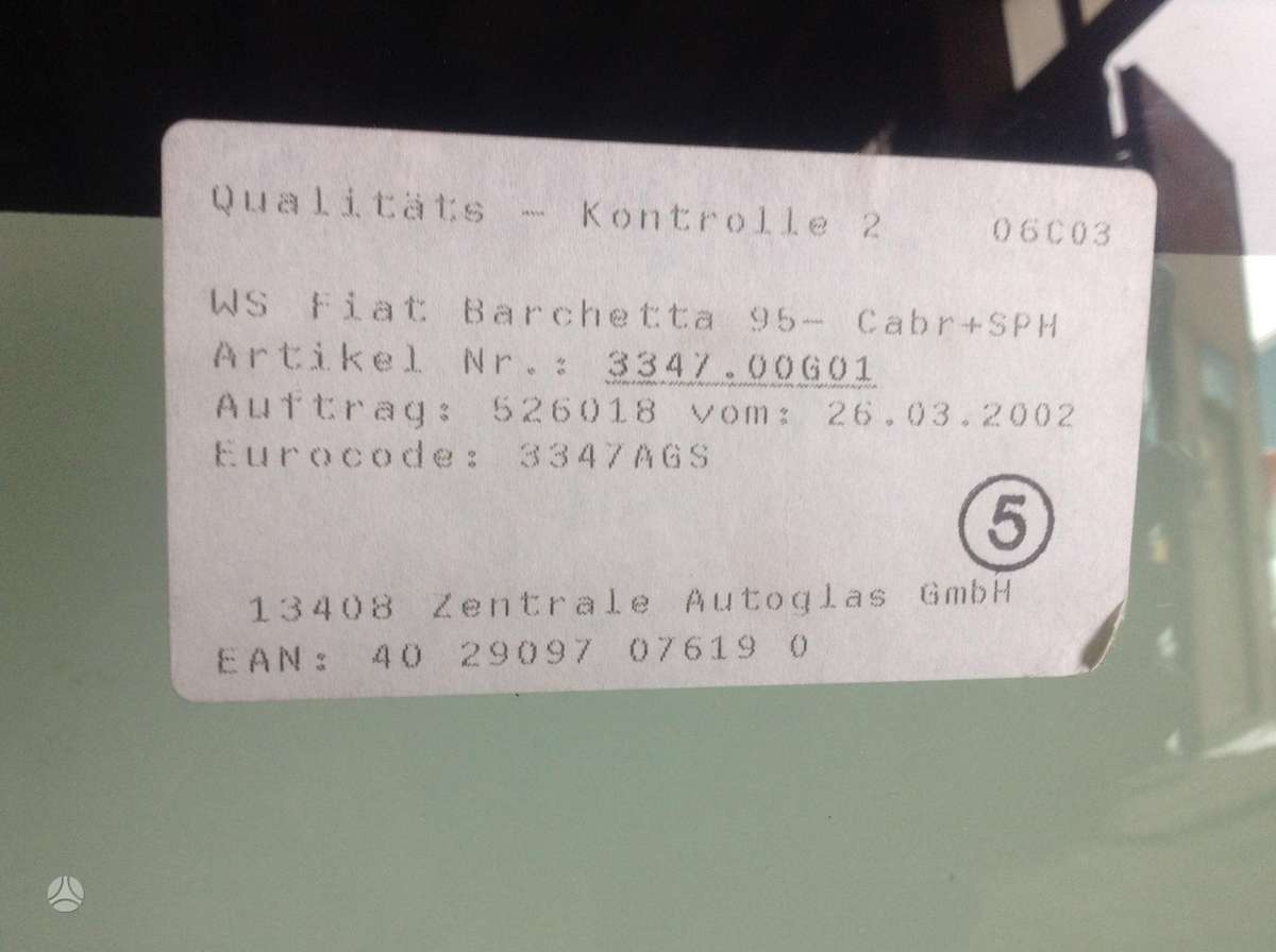 Fiat Barchetta logi