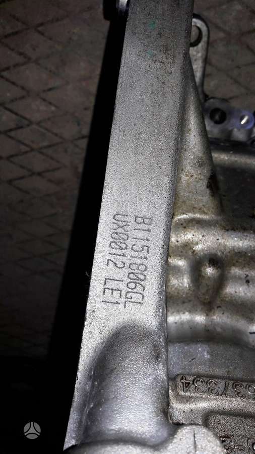 Opel Corsa, B10XFT, variklio detalės