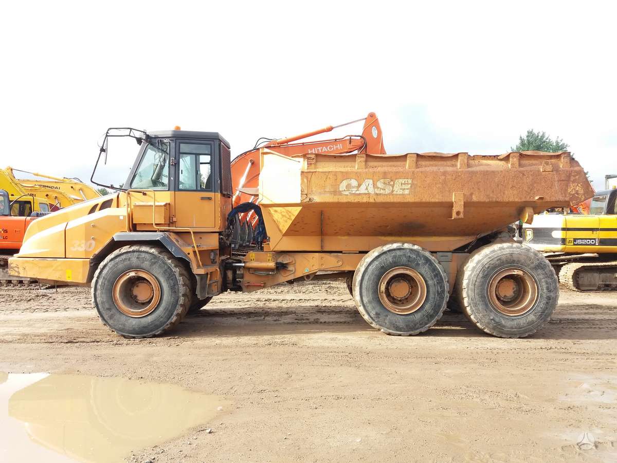 Case 330, savivarčiai (dumper'iai)