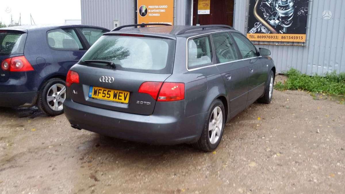 Audi A4 по частям. Anglas dalimis variklio kodas blb