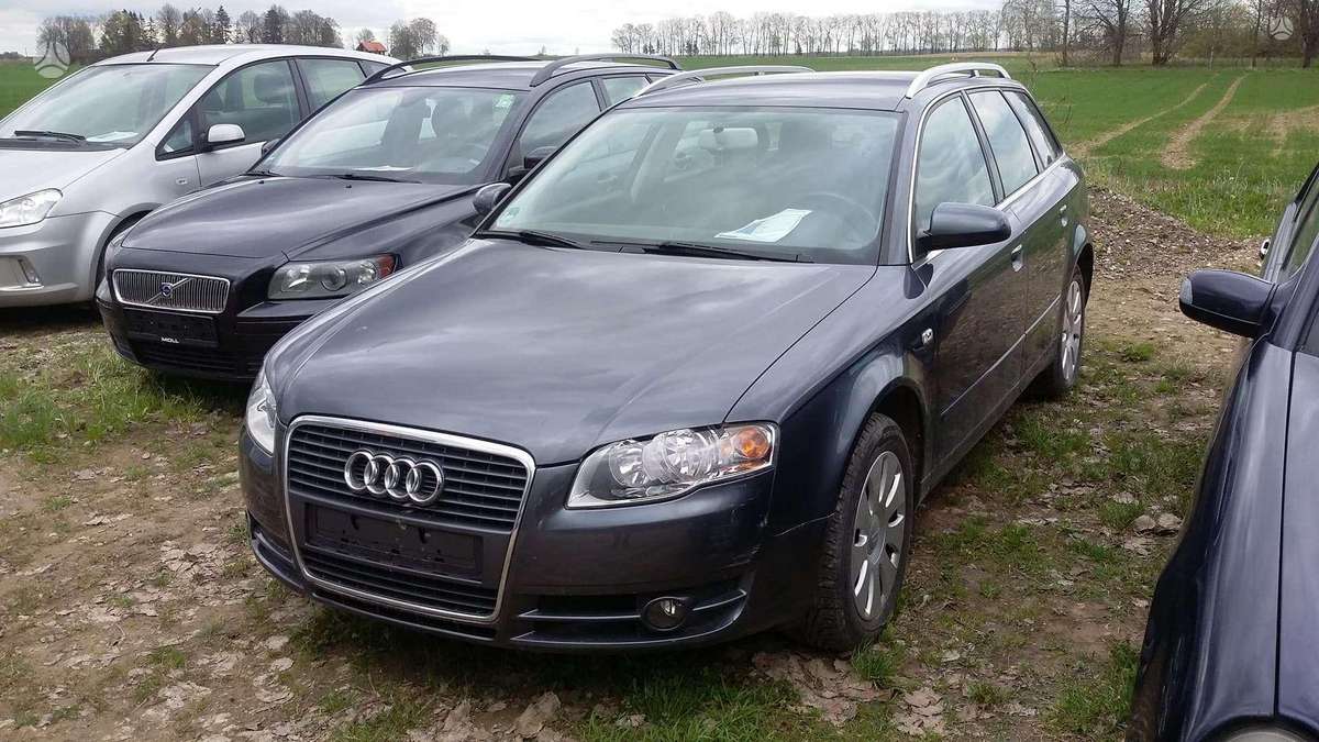 Audi A4 по частям. Europa dalimis