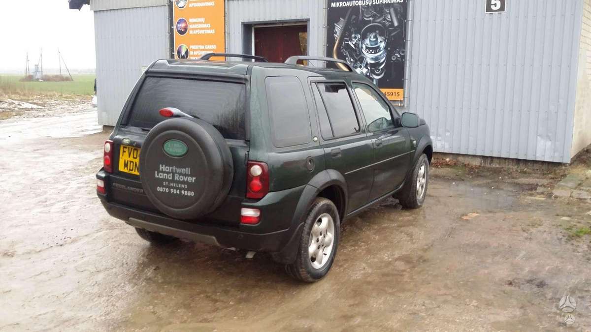 Land Rover Freelander dalimis. Anglas dalimis