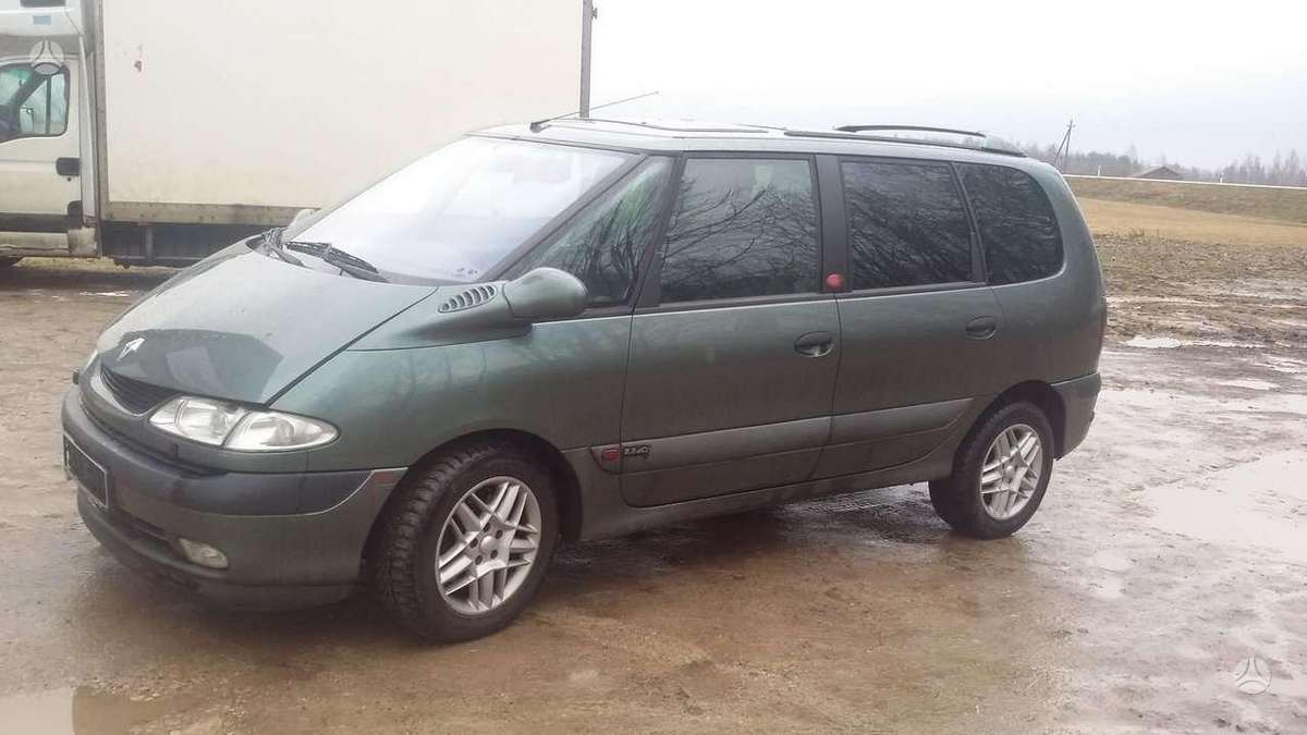 Renault Espace dalimis. Europa dalimis