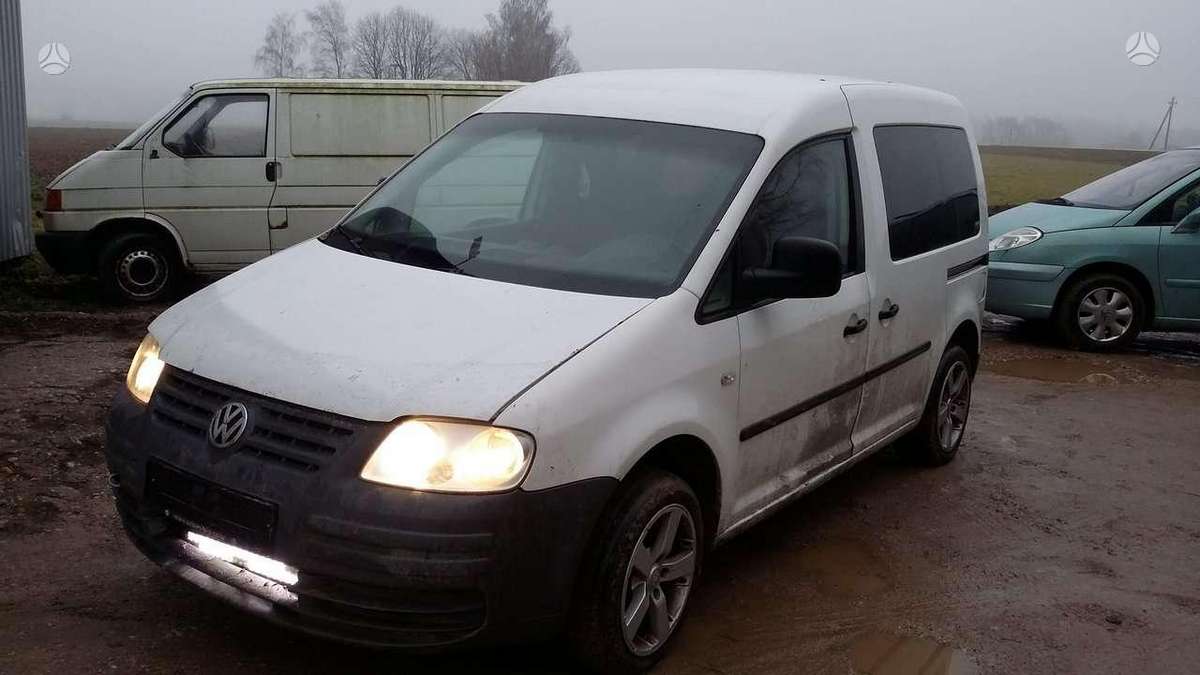 Volkswagen Caddy dalimis. Dalimis