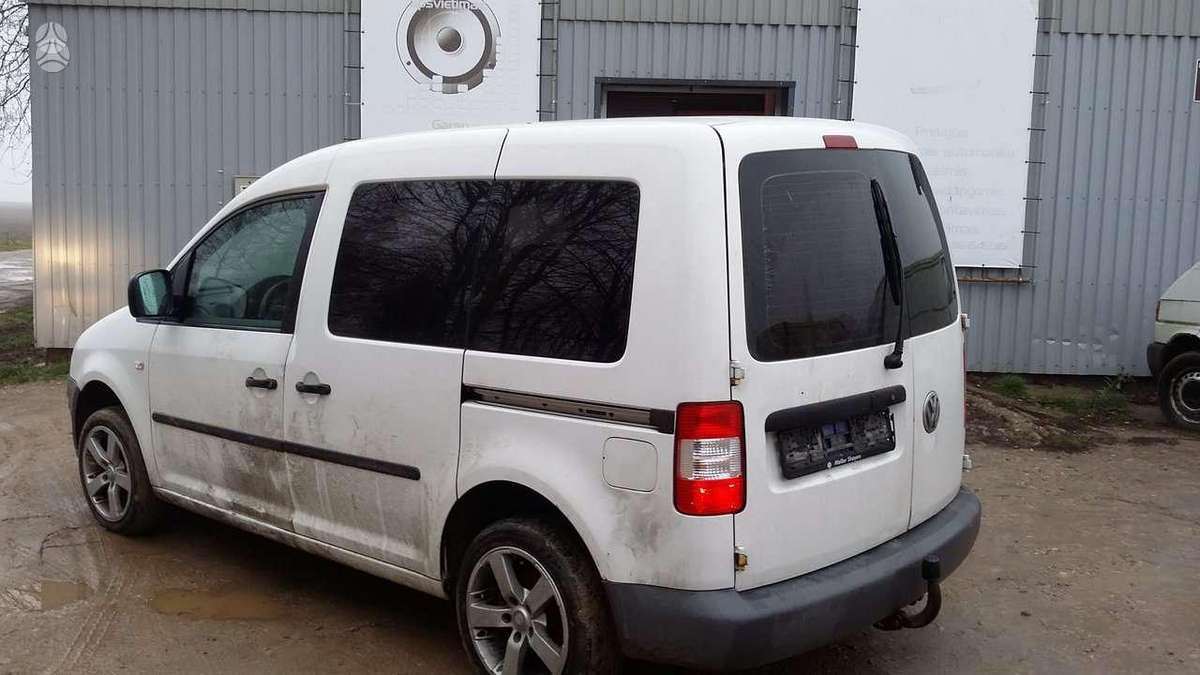 Volkswagen Caddy dalimis. Dalimis