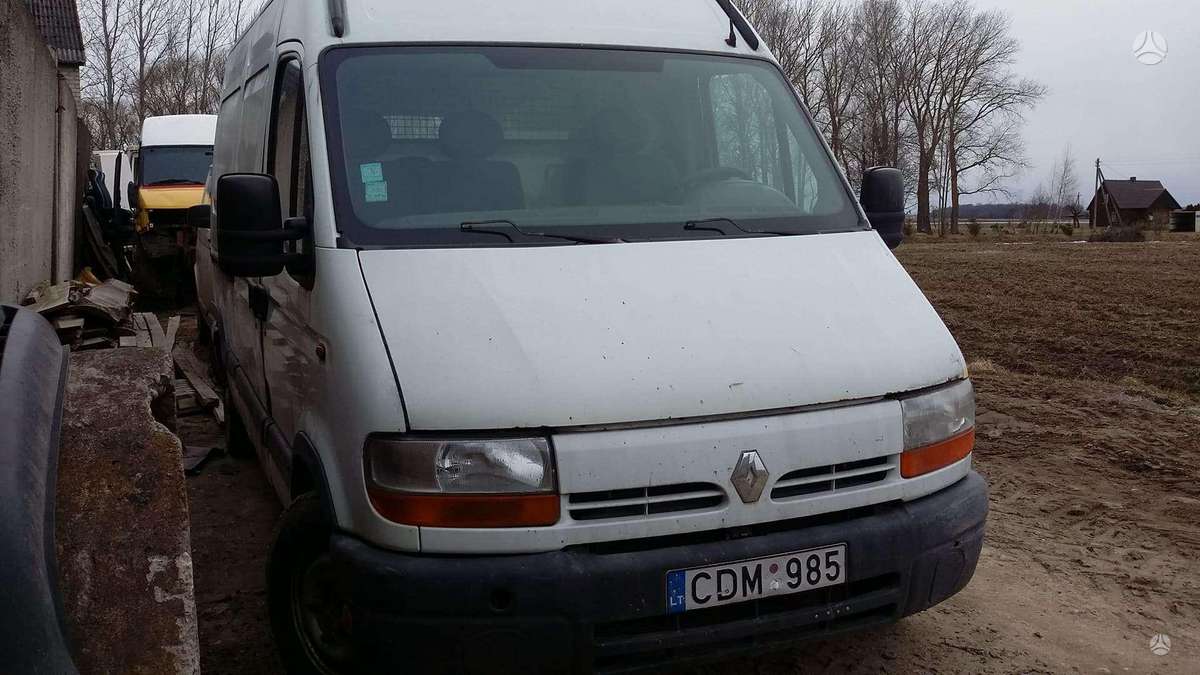 Renault MASTER, preču