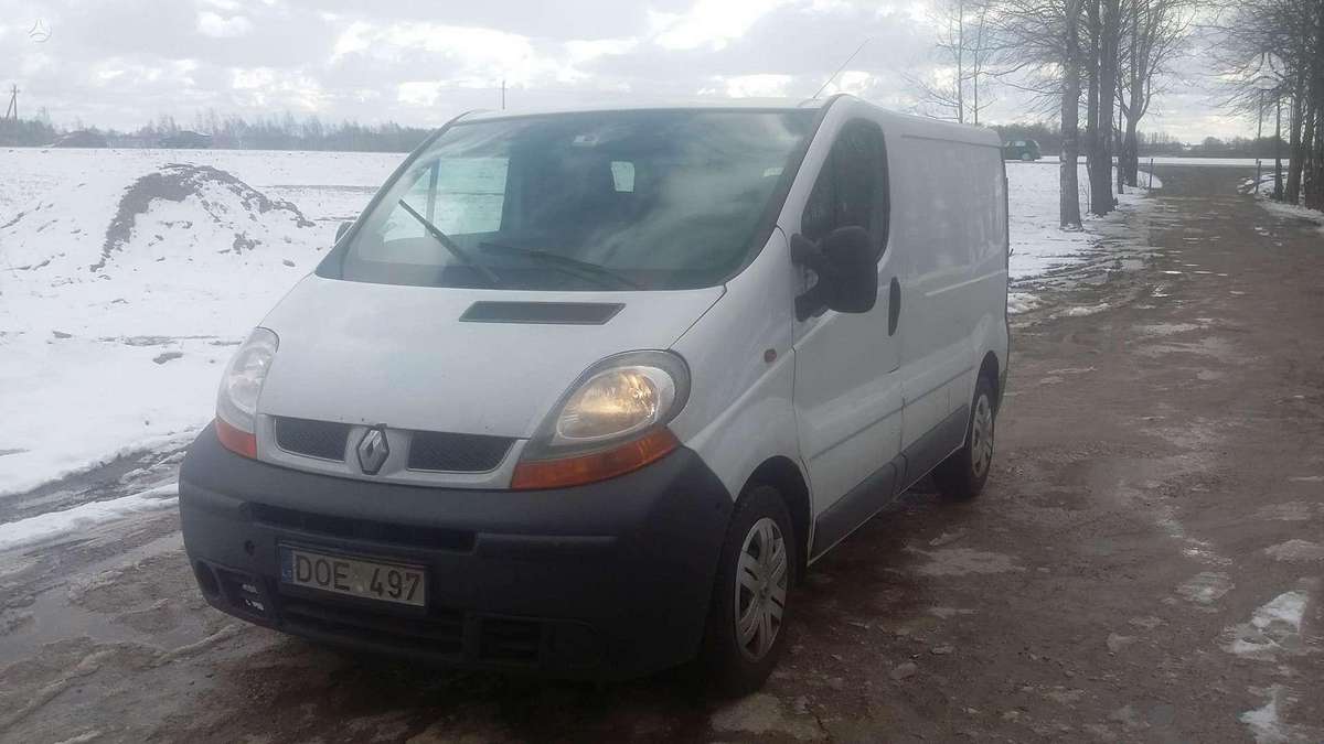 Renault TRAFIC, грузовые микроавтобусы