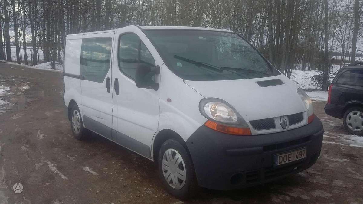 Renault TRAFIC, krovininiai mikroautobusai