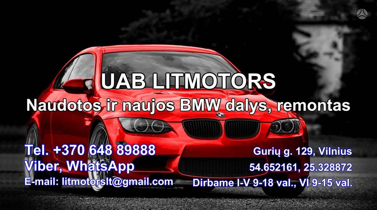 BMW 330 dalimis. Bmw e90 330d 2008m spalva sparkling graphite metal