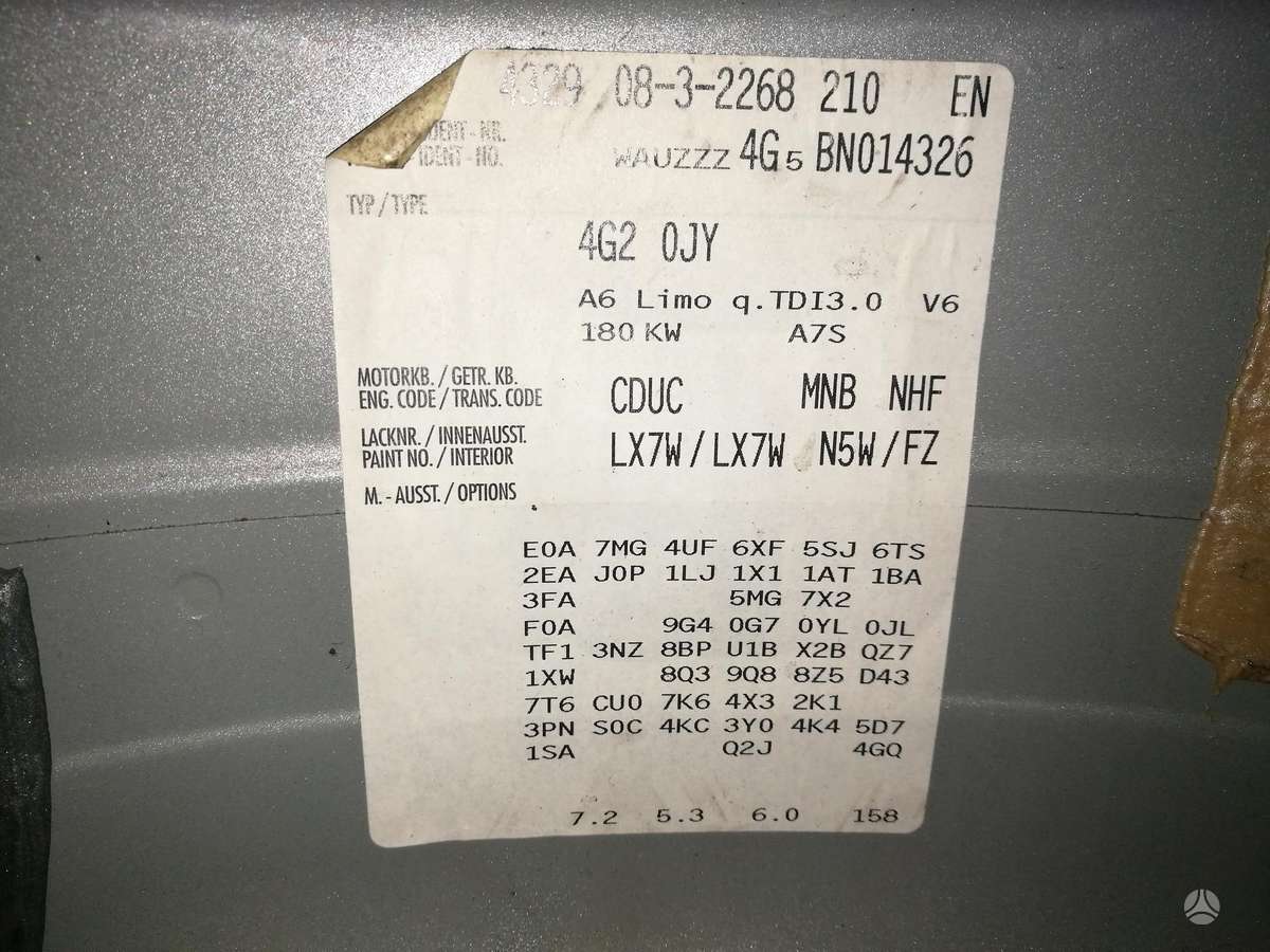 Audi A6 Varikis cdu