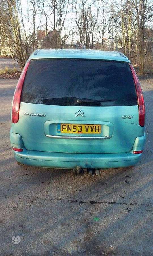 Citroen C8 dalimis. 7 vietų salonas kablys