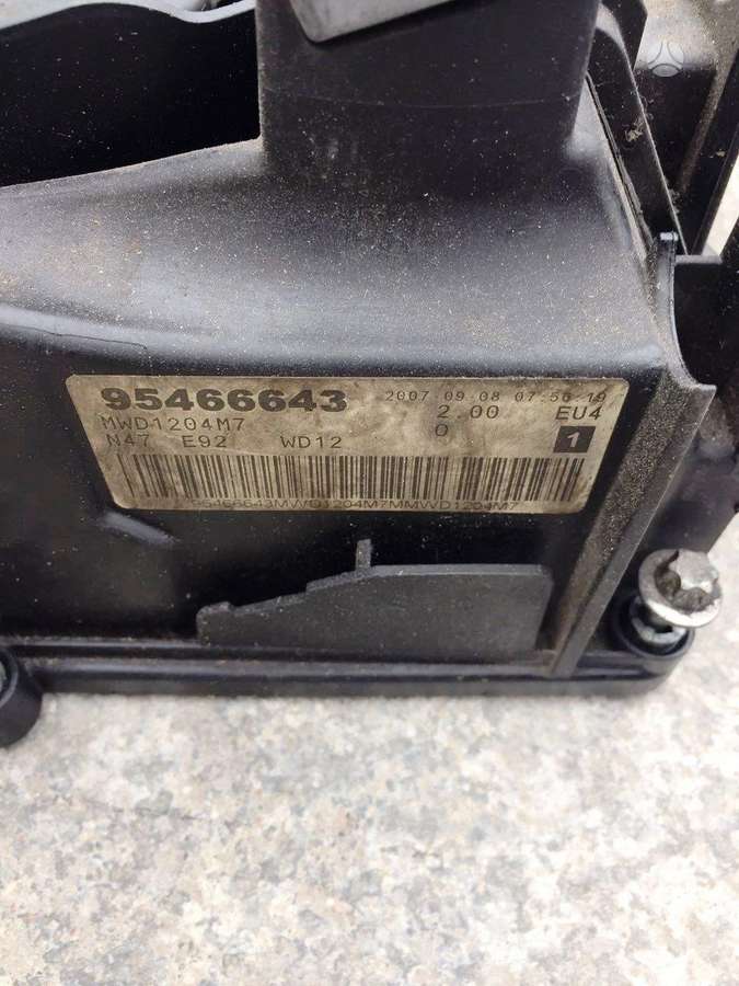 BMW 3 serija, N47, variklio detalės