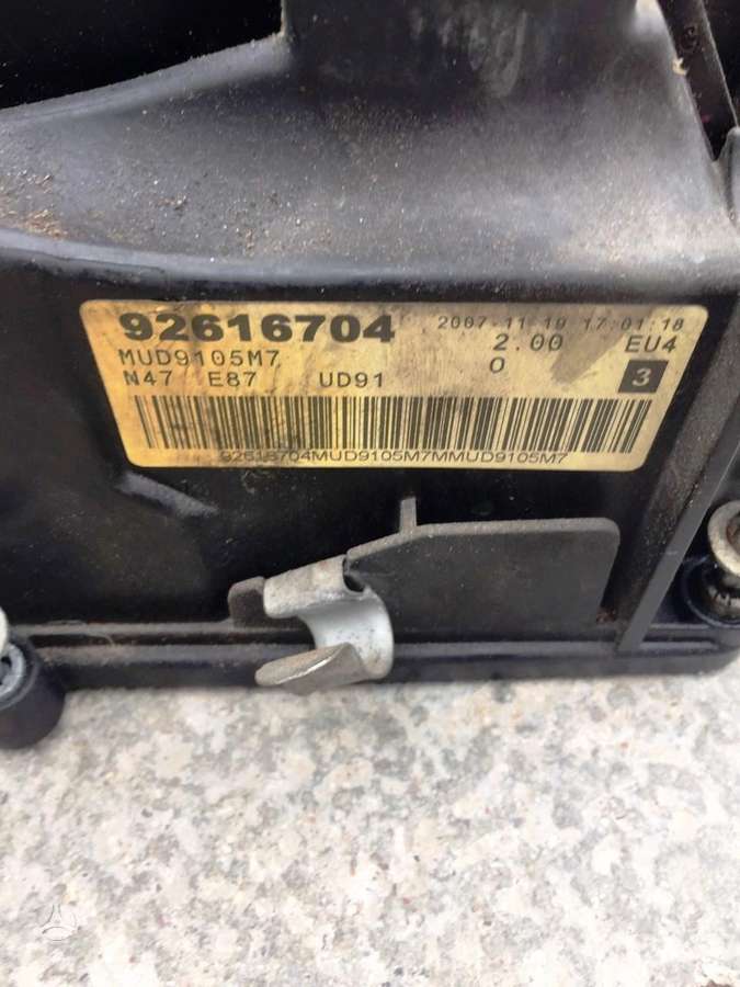 BMW 1 serija, N47, engine parts