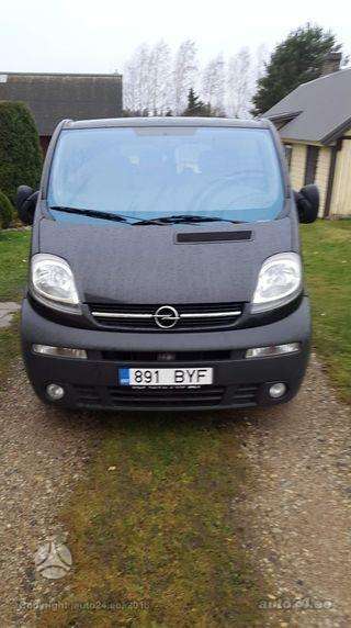 Opel Vivaro, passenger vans