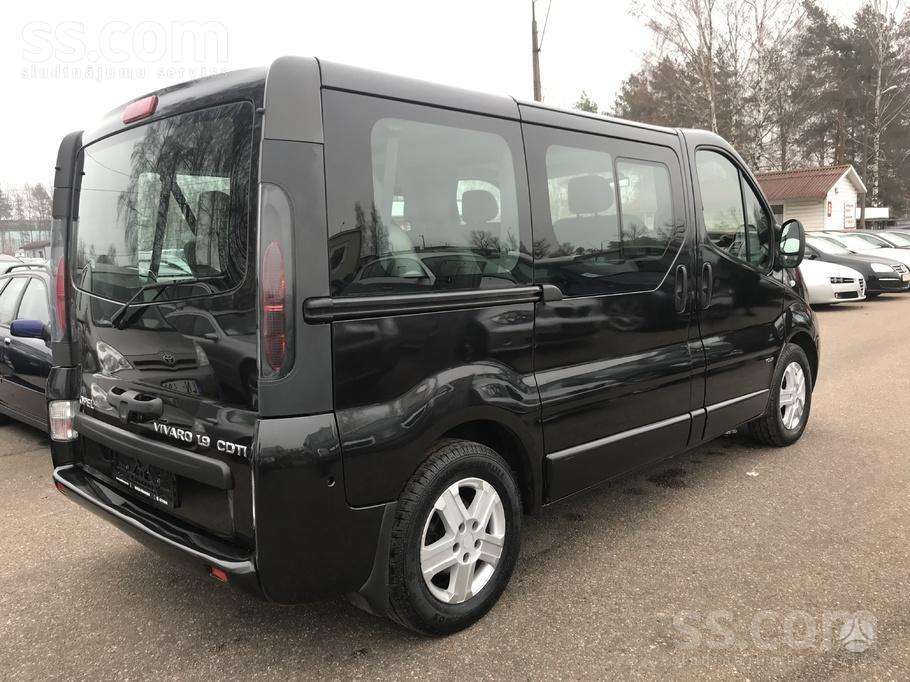 Opel Vivaro, passenger vans