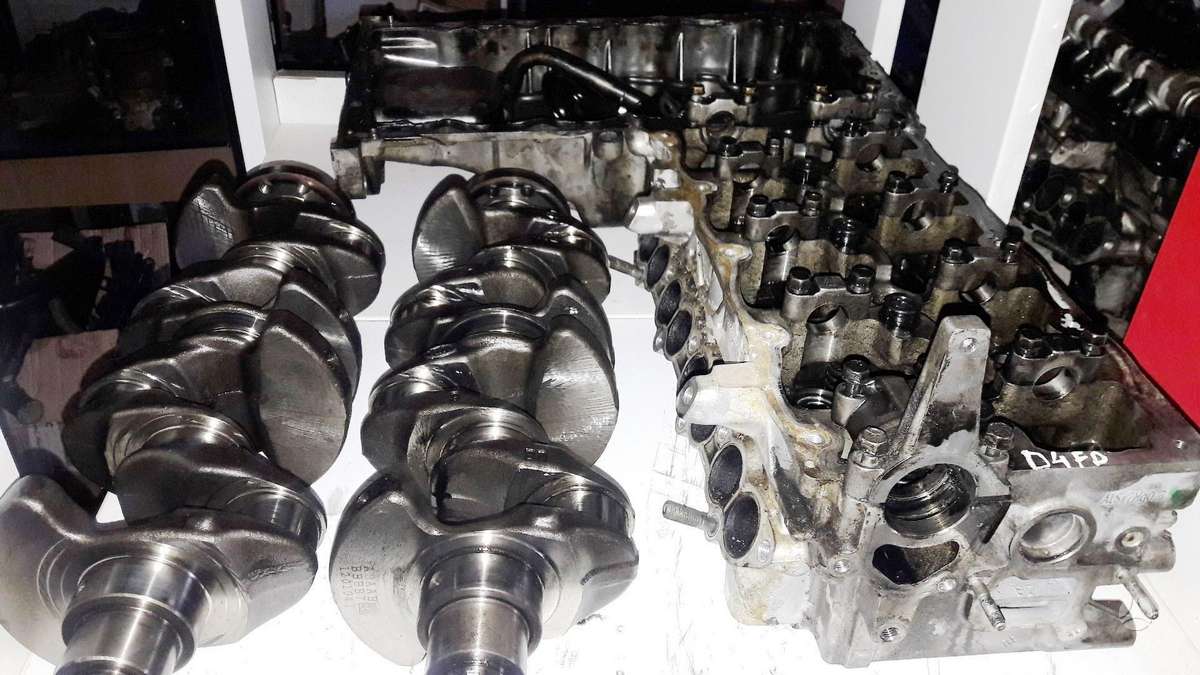 Hyundai Tucson, D4FD, variklio detalės