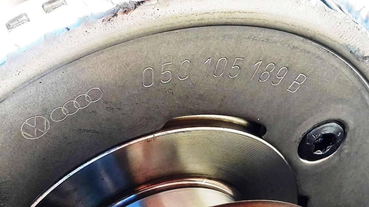 Audi TT, CDL, crankshaft, pistons, engine block