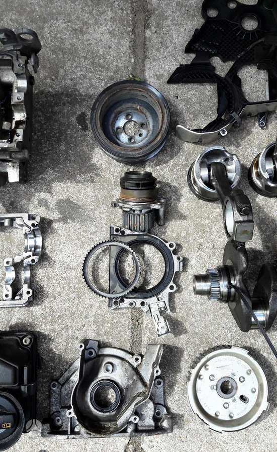 Volkswagen Golf, CFF, variklio detalės