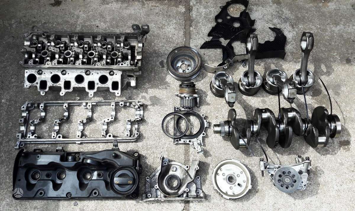 Volkswagen Golf, CFF, variklio detalės