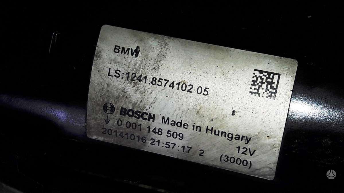 BMW X5, N57, Starteriai start stop