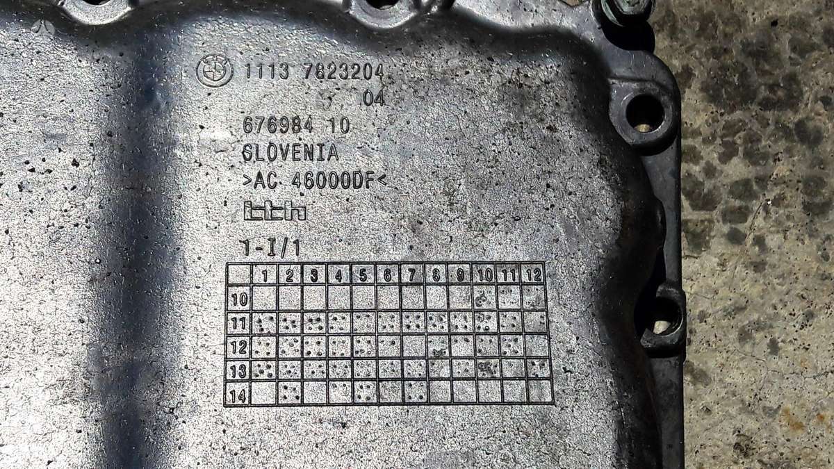 BMW 7 serija, N57D30, детали двигателя