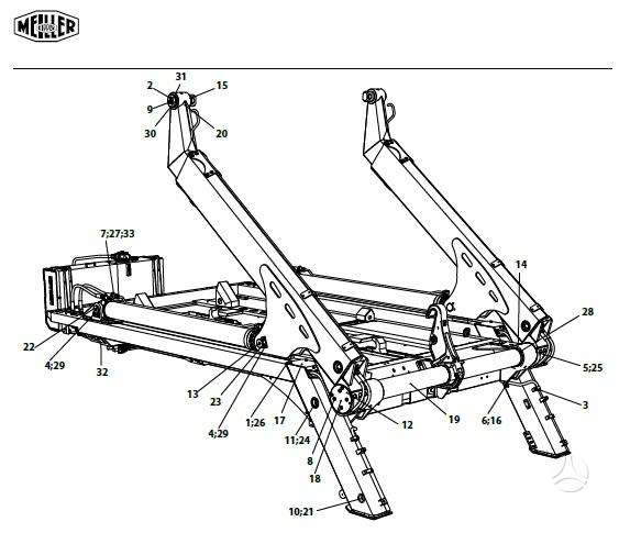 MAN MEILLER, construction and road construction equipment