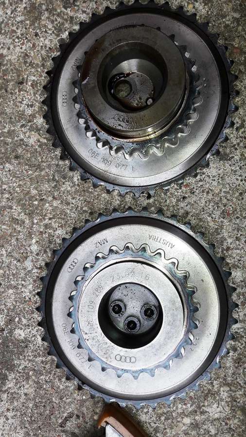Audi A8, CRE, engine parts