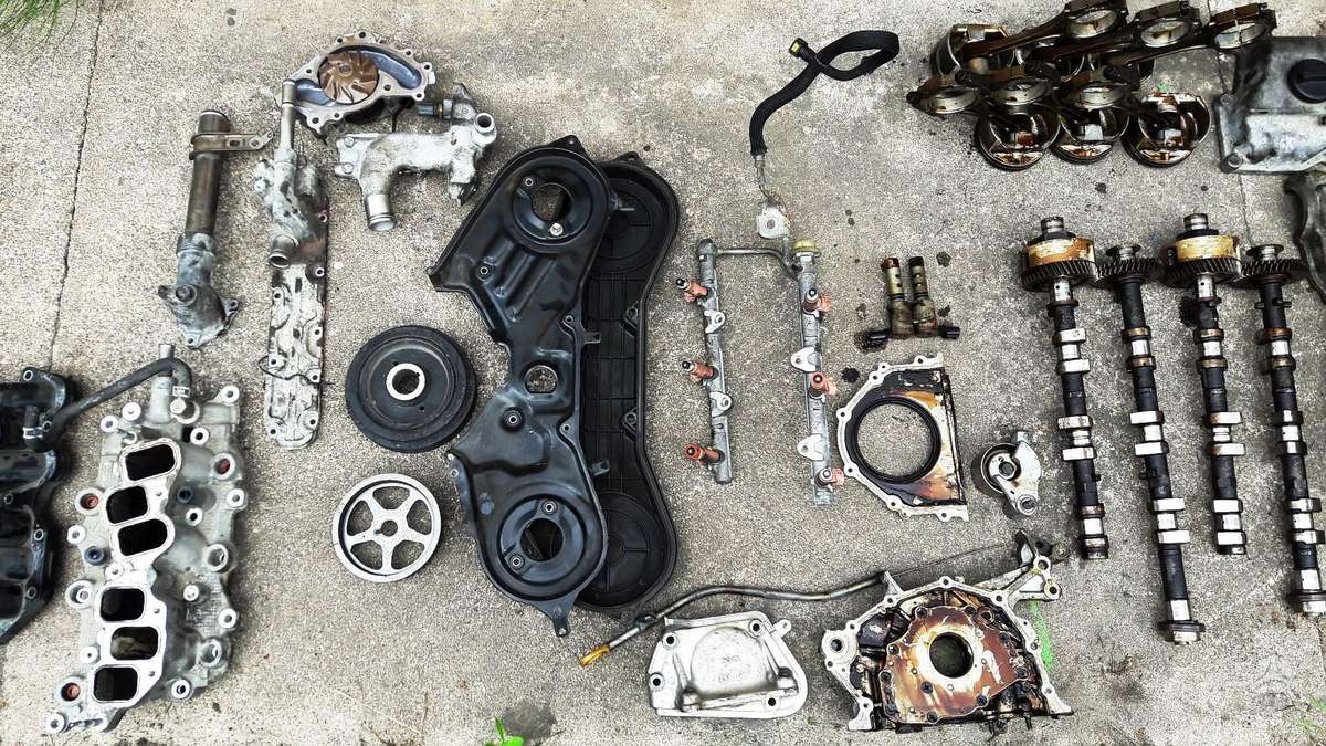 Toyota Highlander, 3MZ, variklio detalės