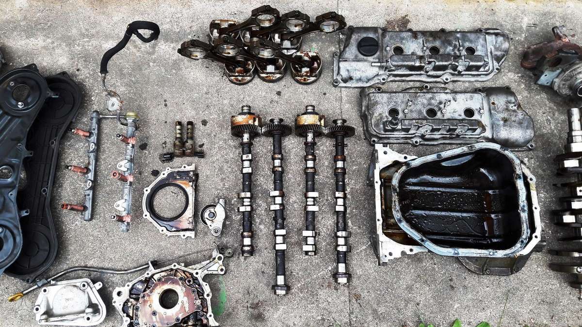 Toyota Highlander, 3MZ, variklio detalės