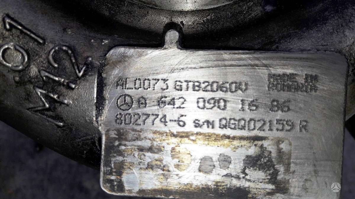 Mercedes-Benz GL klasė, OM642, engine parts
