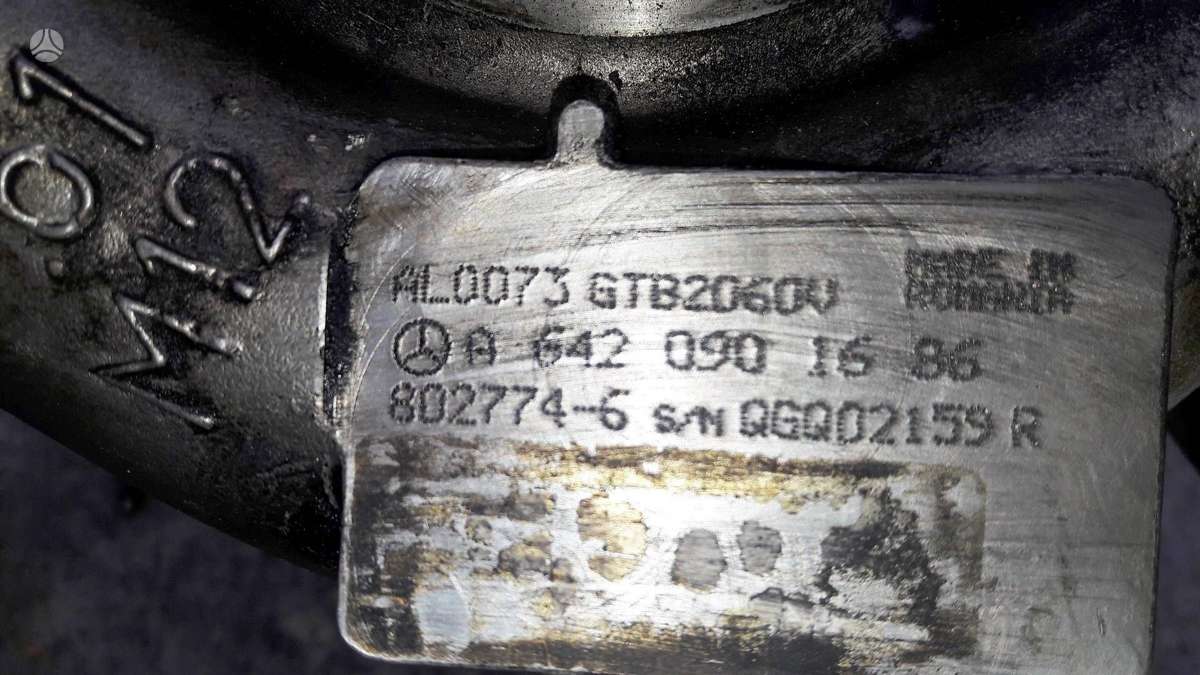 Mercedes-Benz S klasė, OM642, engine parts