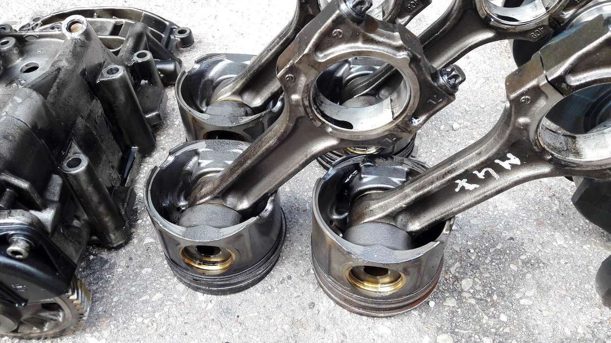 BMW 5 serija, M47D20 204D4, engine parts