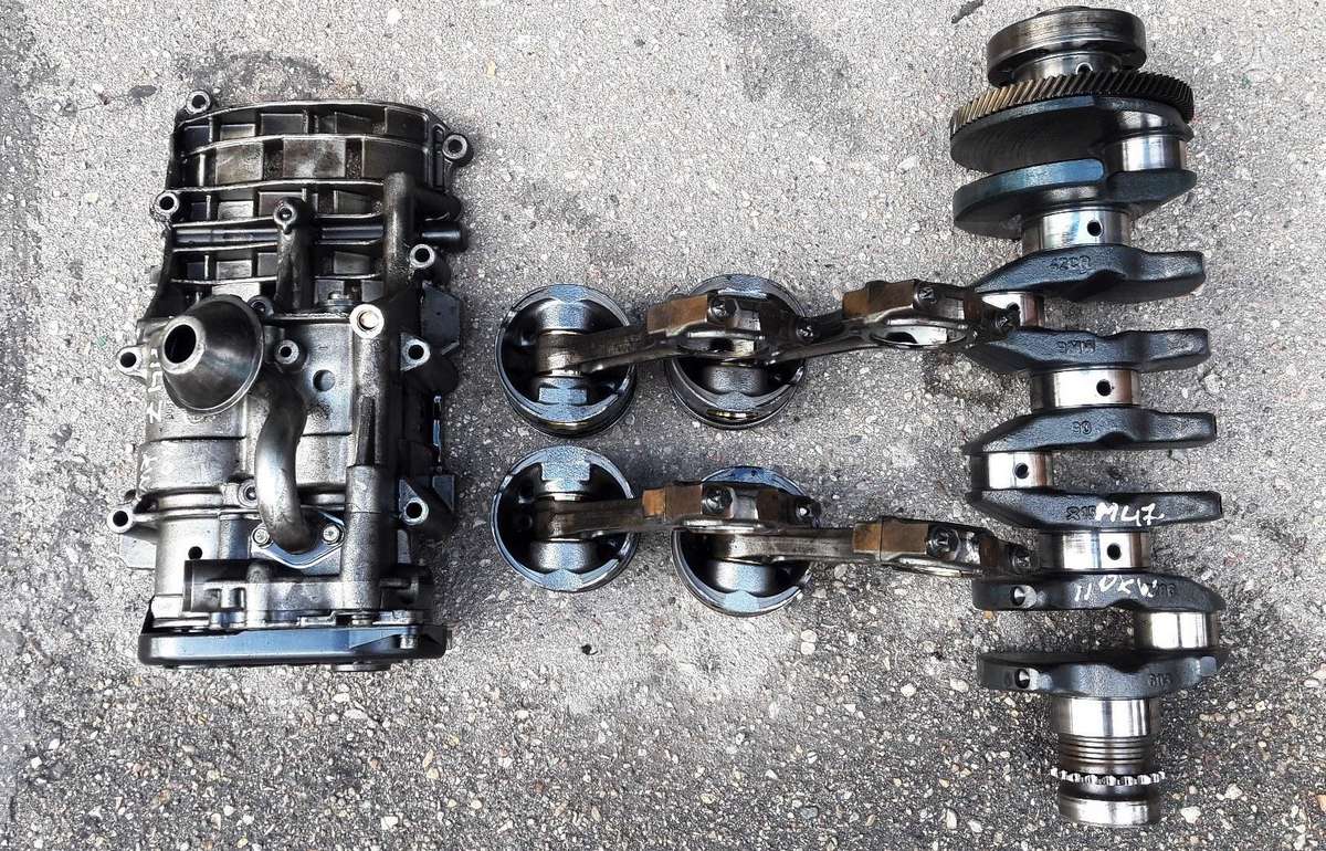 BMW 5 serija, M47D20 204D4, детали двигателя