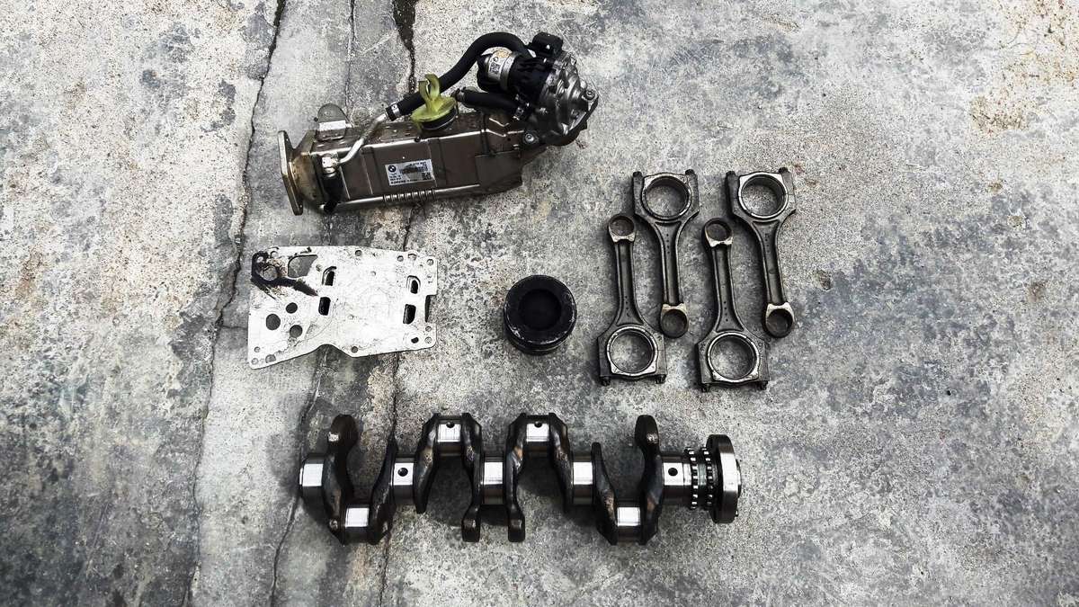 BMW 3 serija, N47, детали двигателя