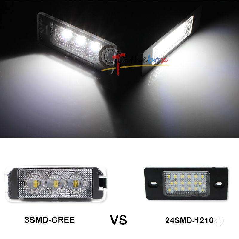 LED numerio apšvietimo lemputės su korpusu