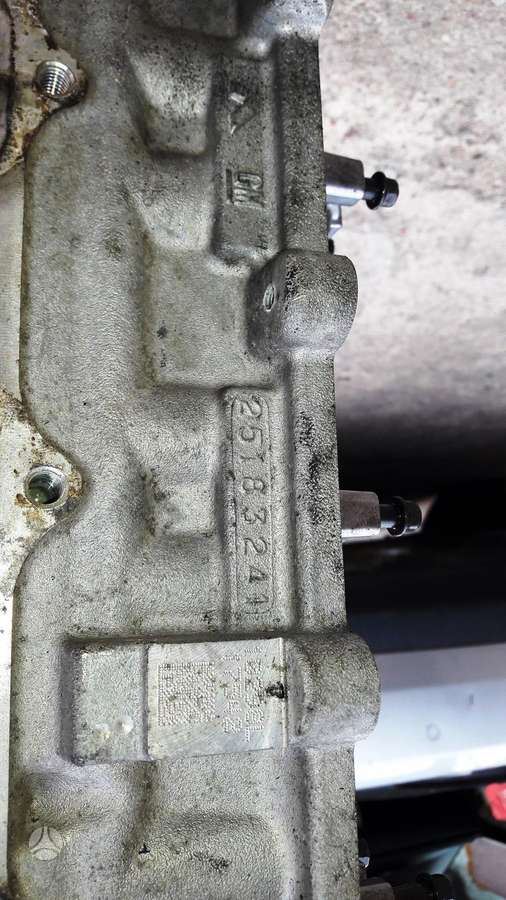 Chevrolet Captiva, Z22D1, variklio detalės