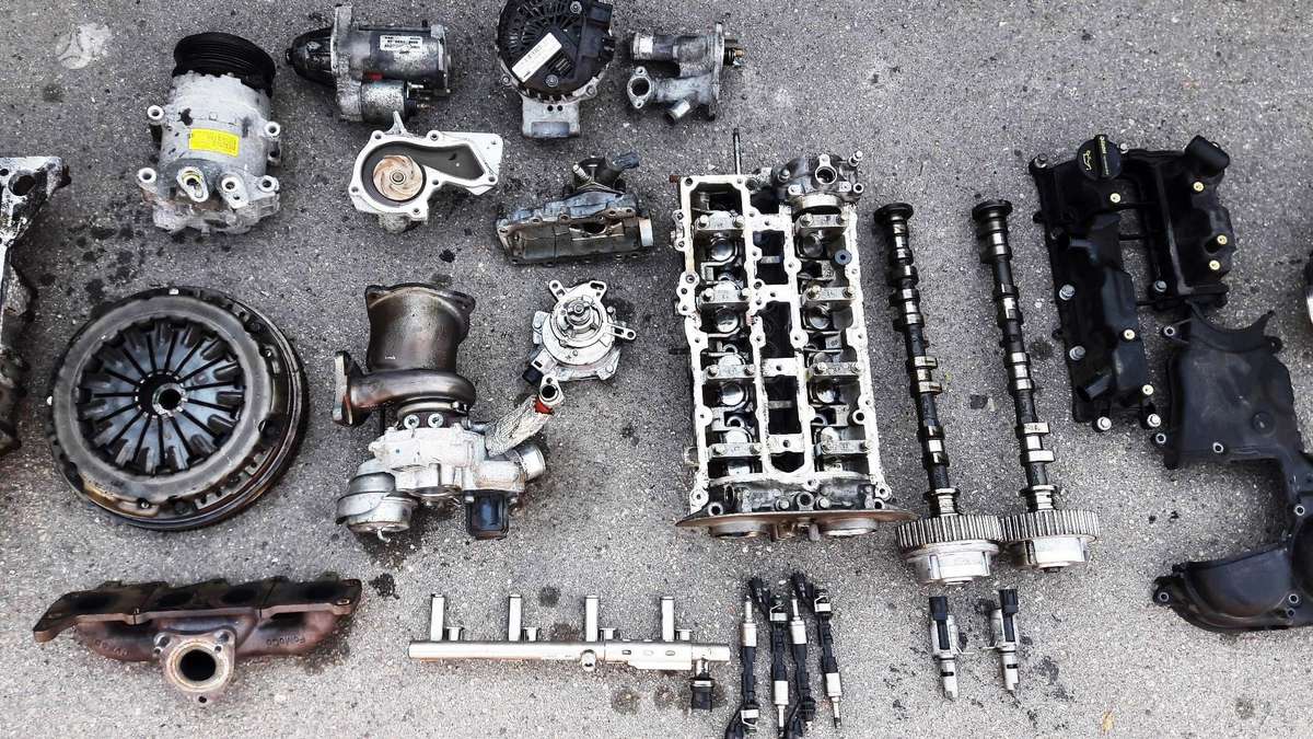 Ford Fusion, JTJA, variklio detalės