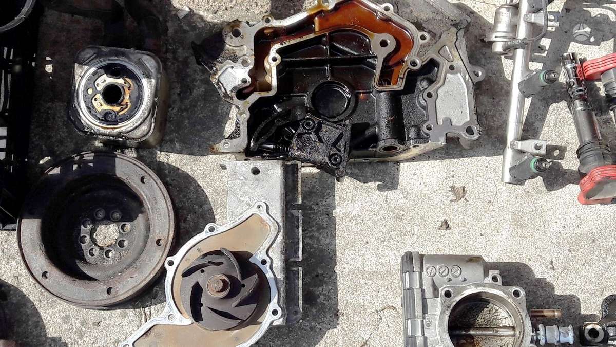 Audi A8, ASN, dzinēja detaļas
