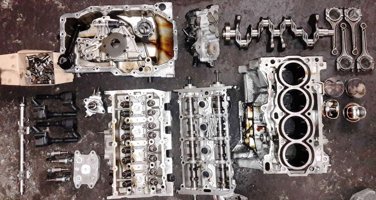 Volkswagen Golf, CJZ, variklio detalės