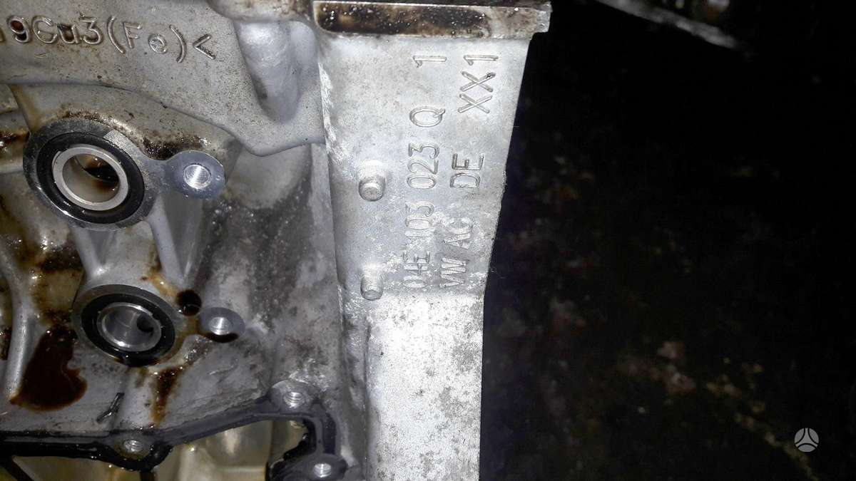 Volkswagen Golf, CJZ, variklio detalės