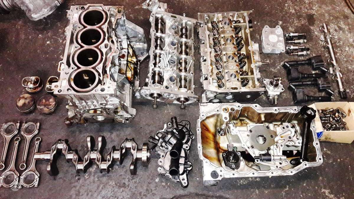 Volkswagen Golf, CJZ, variklio detalės